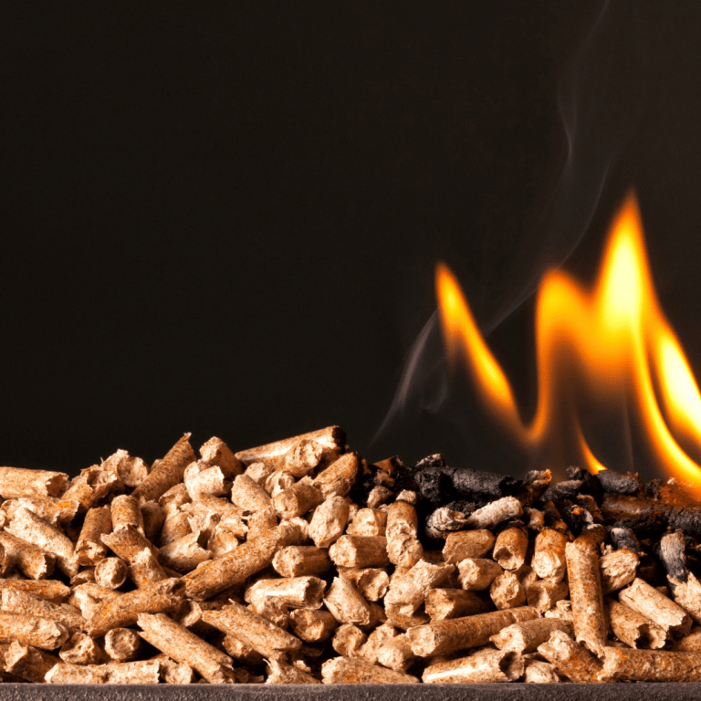 Online houtpellets bestellen met een schone verbranding bij Perfect Pellet